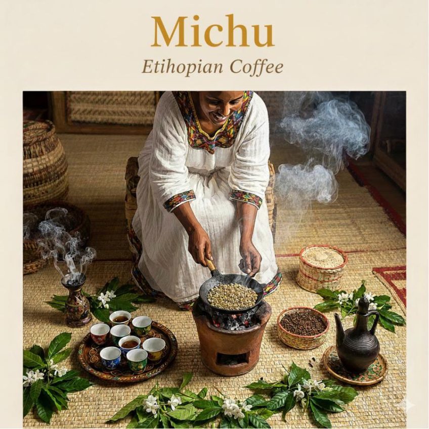 エチオピア産幸福感に包まれる「ミチュ」